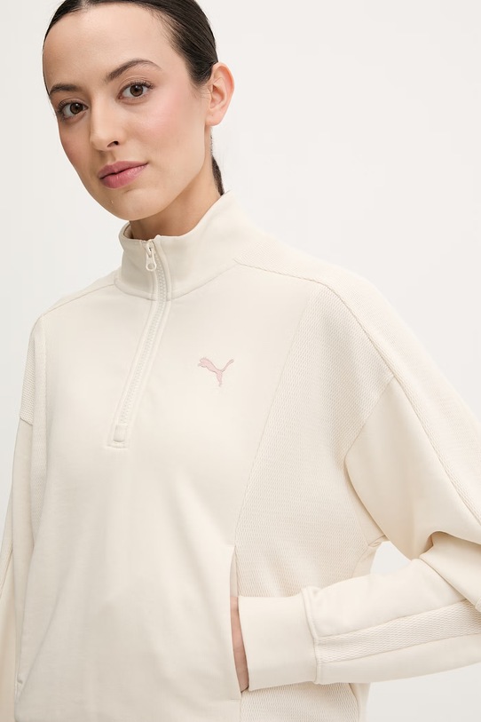 Μπλούζα Puma Class Relaxed μπεζ 691873