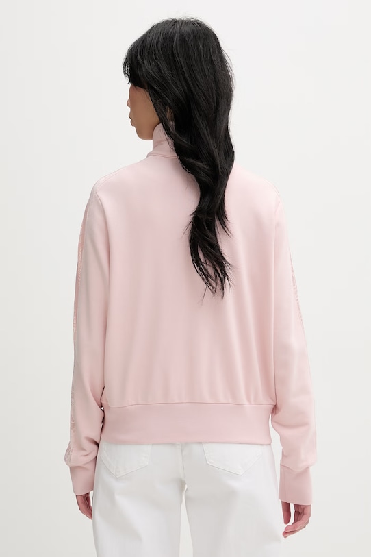 Îmbrăcăminte adidas Originals hanorac cu fermoar pentru femei, din bumbac Firebird KC6450 roz