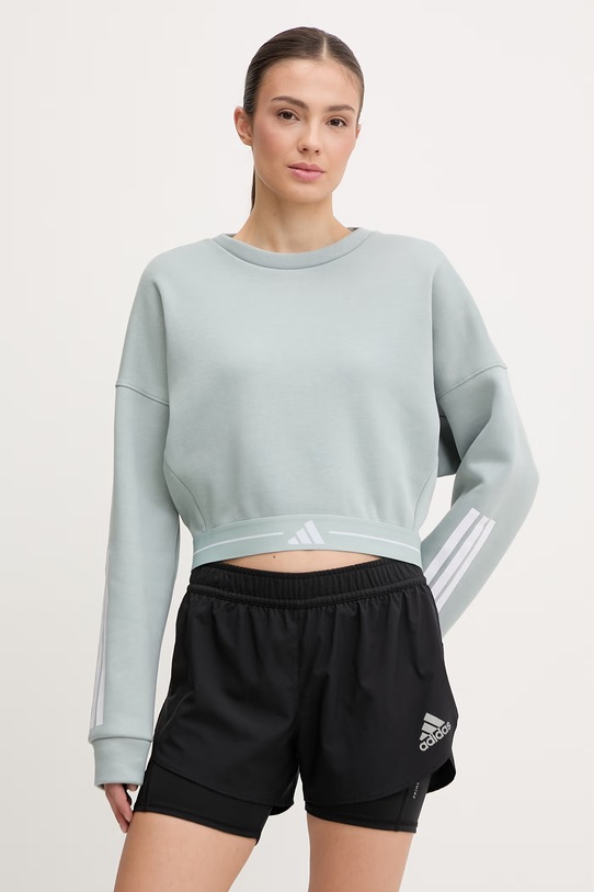 adidas Performance bluza treningowa Hyperglam pozostałe turkusowy KC7650