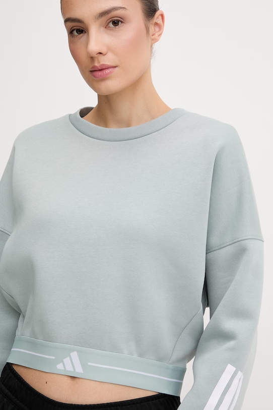 adidas Performance bluza treningowa Hyperglam turkusowy KC7650