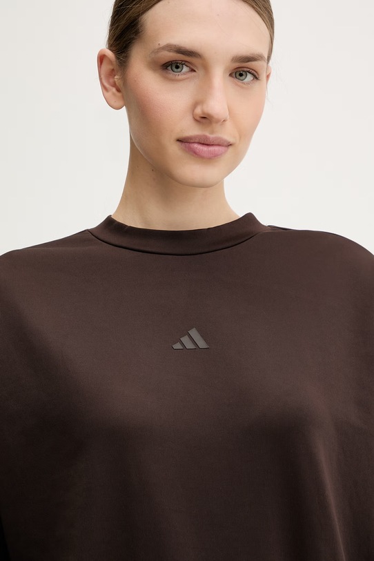 adidas Performance bluza treningowa Motion brązowy KD0268