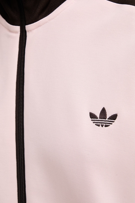 adidas Originals bluza rozpinana damska z bawełną KC6854 różowy