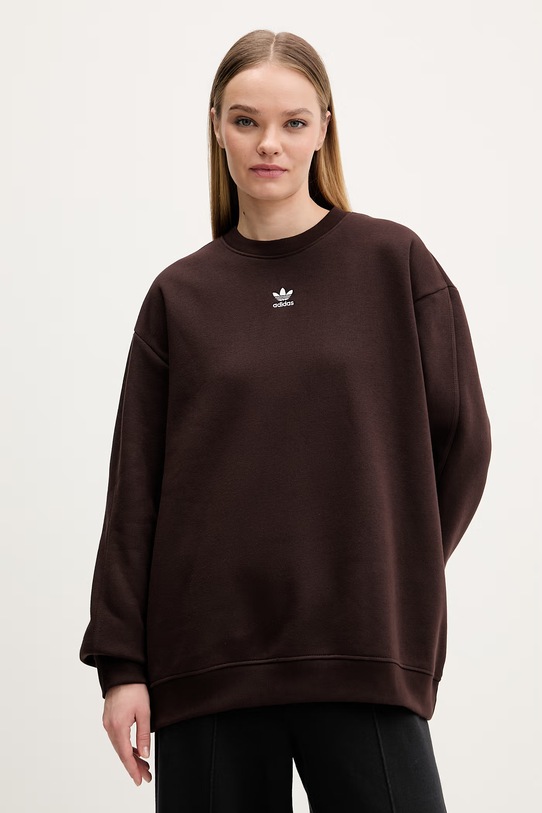 adidas Originals felső sima barna KC9117