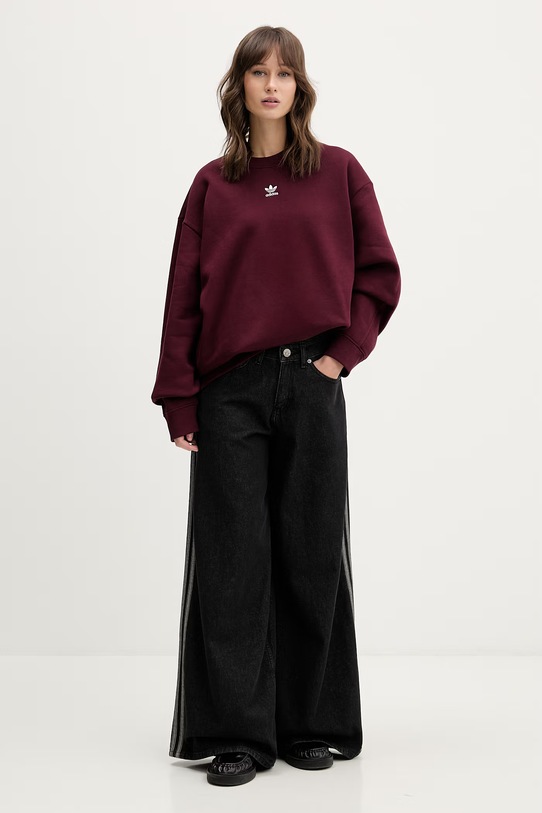 adidas Originals bluza KC9124 bordowy SS26