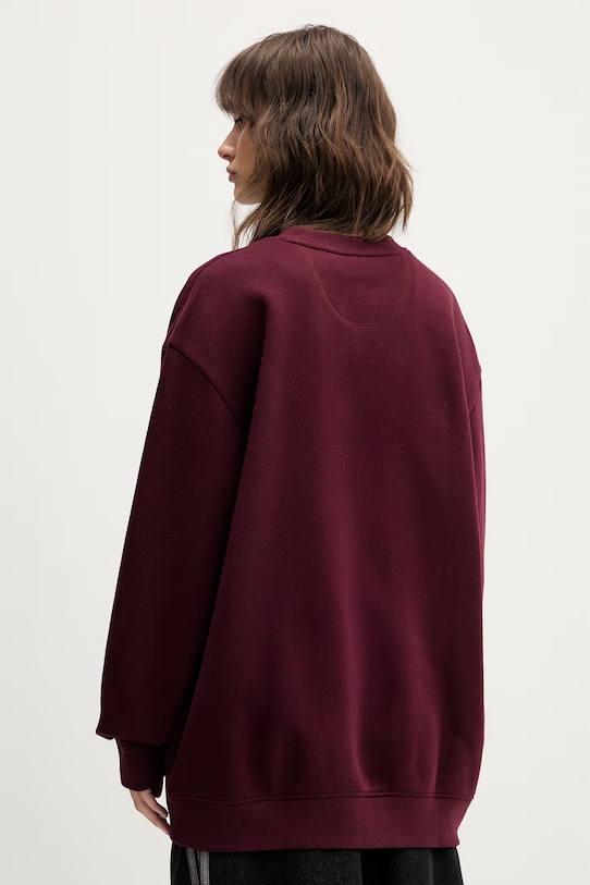 Odzież adidas Originals bluza KC9124 bordowy