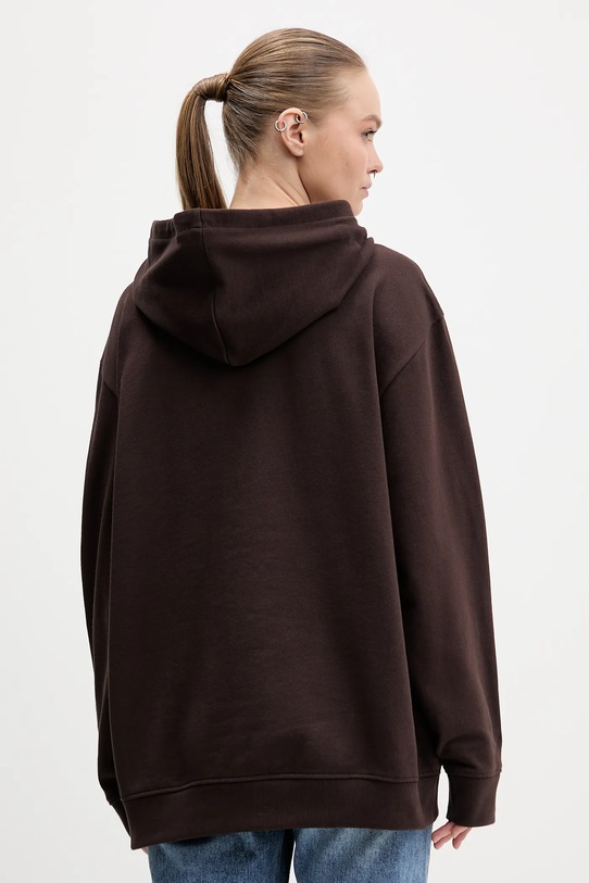 Одяг Бавовняна кофта adidas Originals KC9145 коричневий