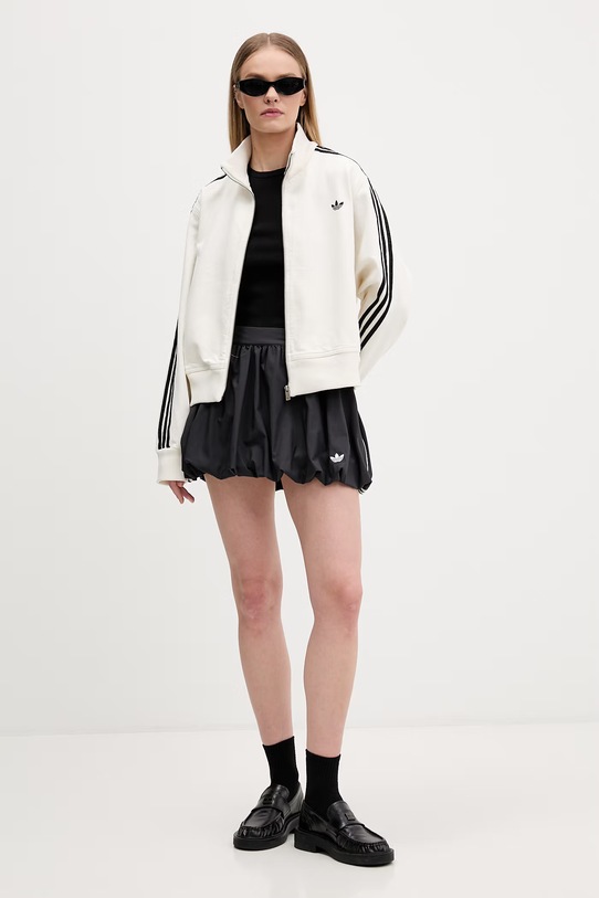 adidas Originals bluza bawełniana Firebird KD2892 beżowy SS26