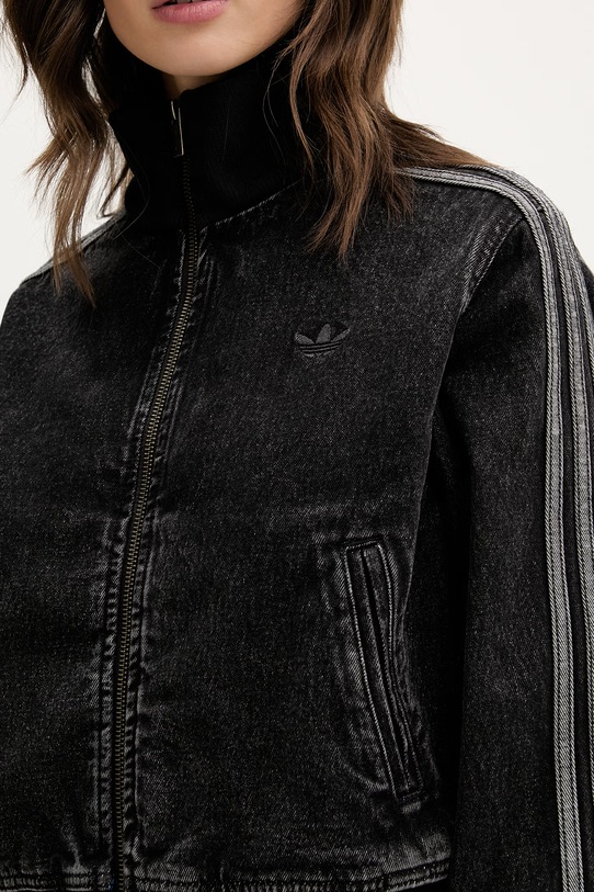 adidas Originals kurtka jeansowa Firebird KD2898 czarny
