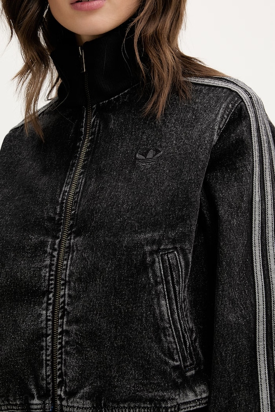 adidas Originals kurtka jeansowa Firebird KD2898 czarny