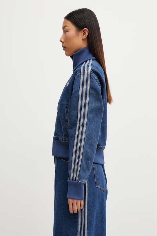 adidas Originals kurtka jeansowa Firebird KD2913 niebieski SS26