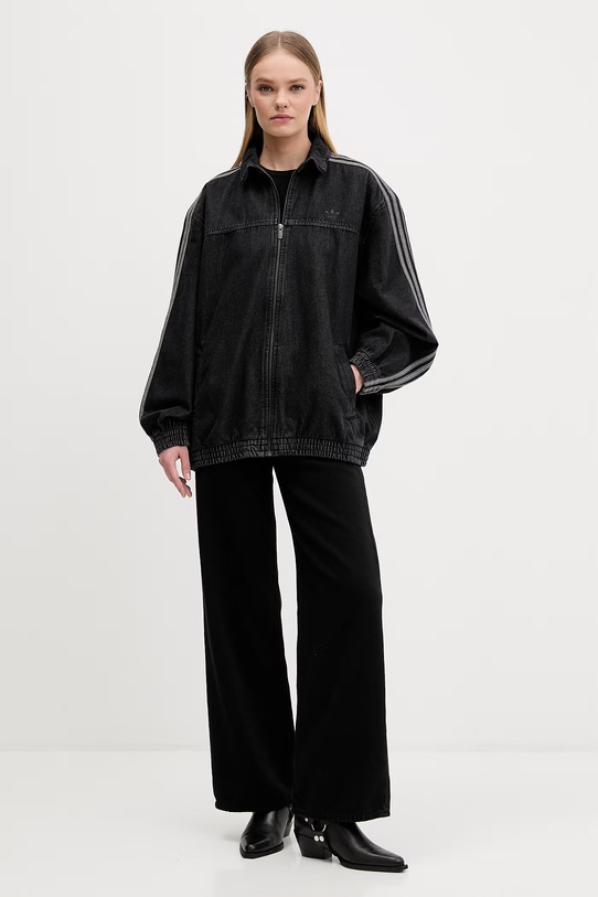 adidas Originals kurtka jeansowa Firebird KD2926 czarny SS26