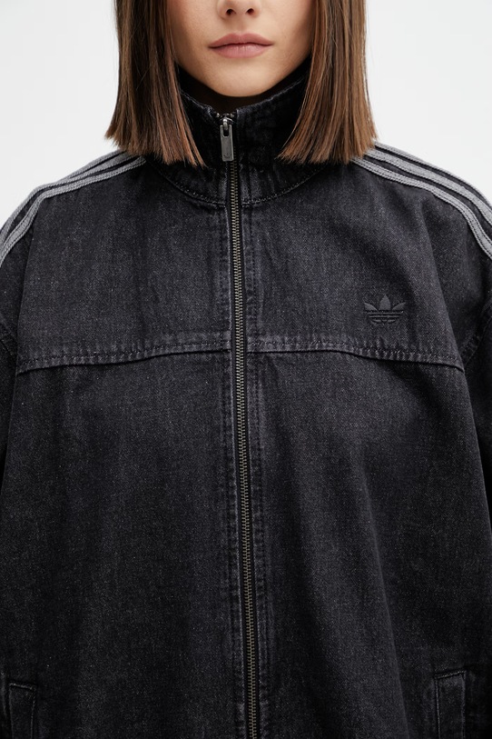 adidas Originals Firebird kurtka jeansowa damska czarny KD2926