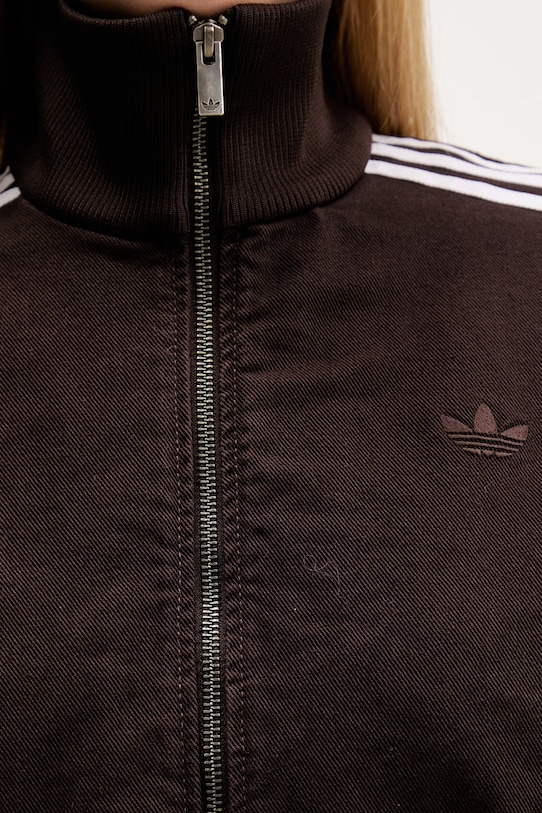 adidas Originals jachetă de bumbac Firebird KD2937 maro