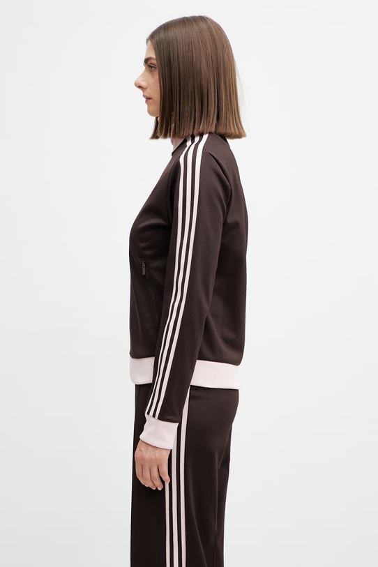 adidas Originals zip-up sweatshirt Women's KD3742 brown SS26