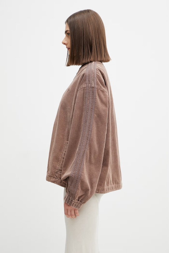 adidas Originals яке дамско от джинс KD8781 кафяв SS26