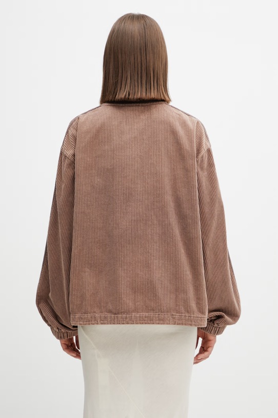 Дрехи adidas Originals яке дамско от джинс KD8781 кафяв