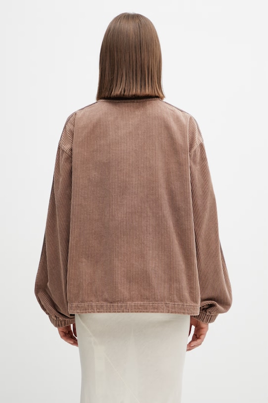 Дрехи adidas Originals яке дамско от джинс KD8781 кафяв