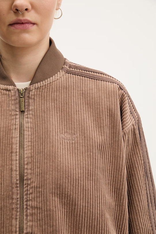 Джинсово яке adidas Originals кафяв KD8781