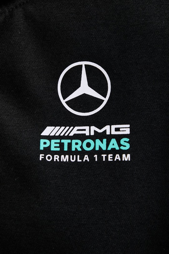 adidas bluza z kapturem damska z bawełną x Mercedes KE5929 czarny