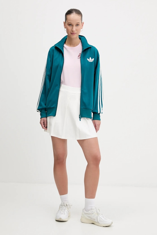 adidas Originals bluza KG3718 turkusowy SS26