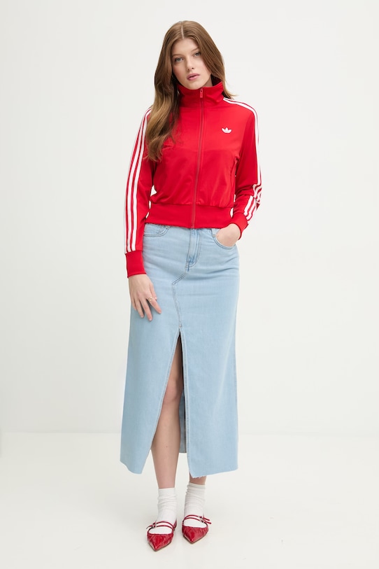 adidas Originals dámska mikina na zips KQ6529 červená SS26