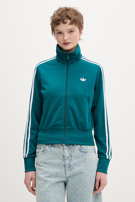 adidas Originals bluza rozpinana damska turkusowy KQ6530