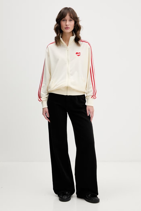 adidas Originals bluza rozpinana damska KQ8075 beżowy SS26