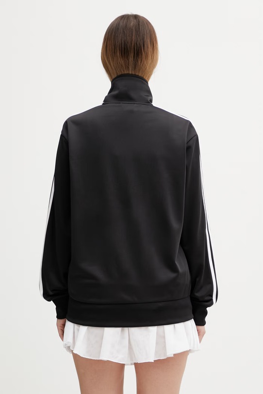 Ρούχα adidas Originals μπλούζα με κουμπιά γυναικεία KR9318 μαύρο