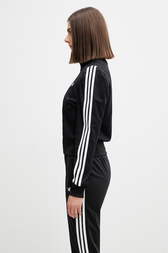 adidas Originals μπλούζα με κουμπιά Γυναικεία KS1362 μαύρο SS26
