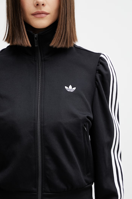 adidas Originals μπλούζα με κουμπιά Γυναικεία μαύρο KS1362