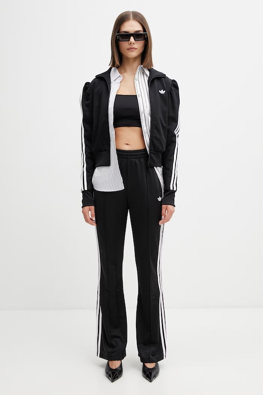 adidas Originals μπλούζα με κουμπιά Γυναικεία KS1362 μαύρο