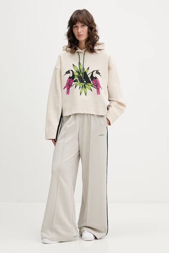 Mikina adidas x Farm Rio KS8031 béžová SS26