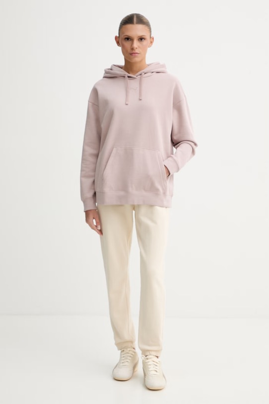 Puma bluza Essentials Relaxed 692917 beżowy SS26