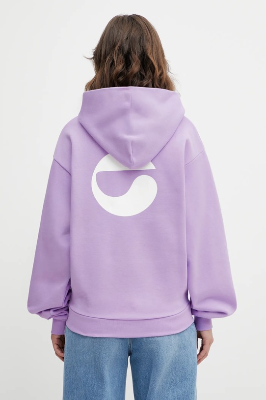 Coperni bluza Classic z kapturem fioletowy COPJS15F5035