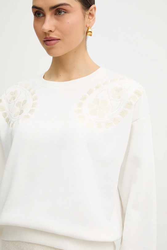 Morgan bluza biały TREFLE