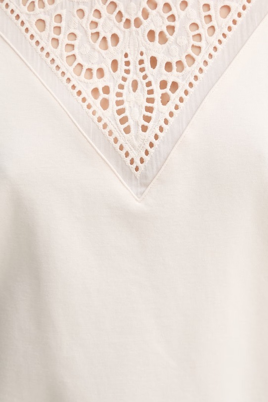 Morgan bluza damska z bawełną TSPRING beżowy