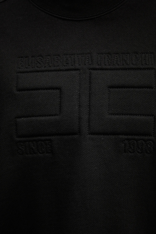 Elisabetta Franchi bluza bawełniana MD02D61E2 czarny
