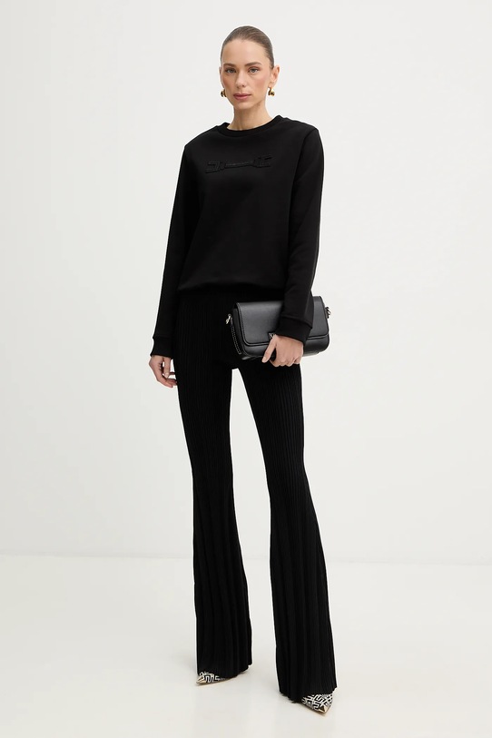 Elisabetta Franchi bluza MD03P61E2 czarny SS26