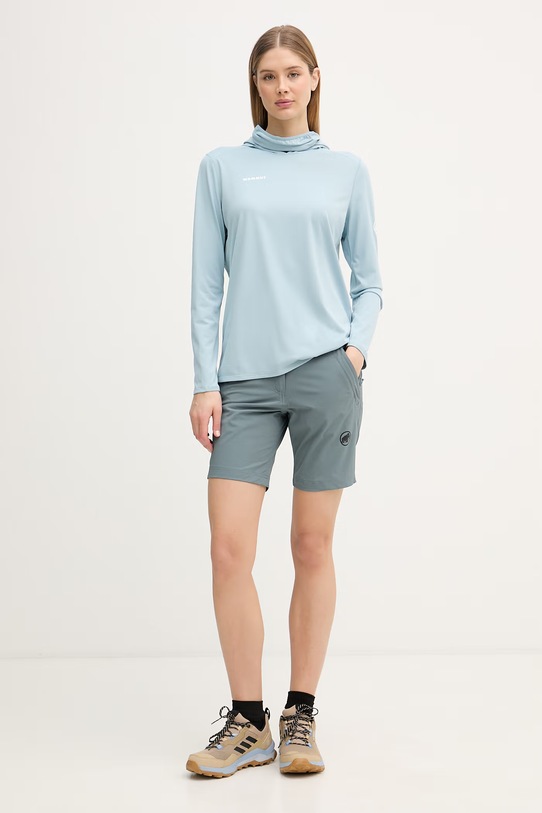 Mammut μπλούζα γυναικεία Selun 1016.02120 τιρκουάζ SS26