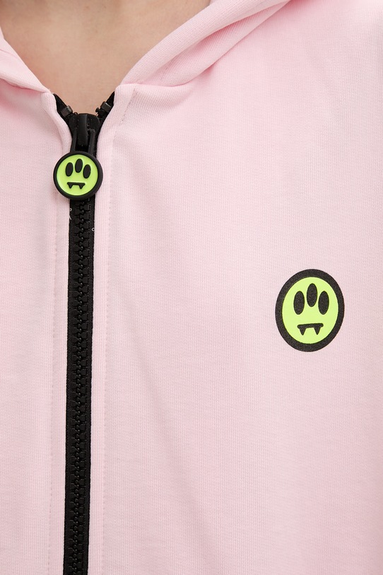 Barrow bluza rozpinana damska bawełniana S6BWWOZH142 różowy