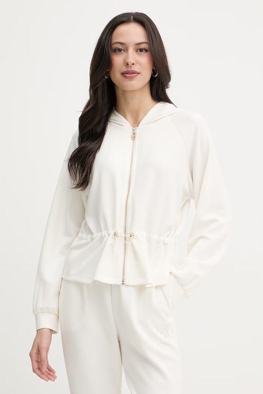 Liu Jo bluza damska z modalem beżowy TA6076.JS869