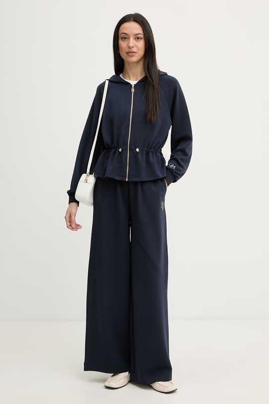 Liu Jo bluza damska z modalem TA6076.JS869 granatowy SS26