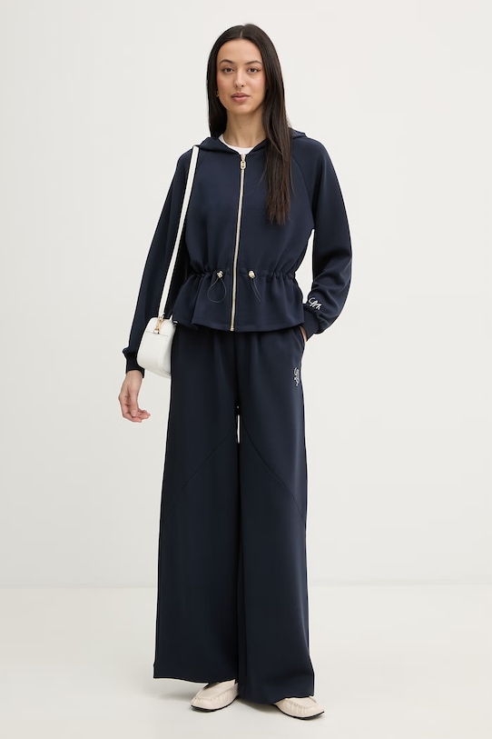 Liu Jo bluza damska z modalem TA6076.JS869 granatowy SS26