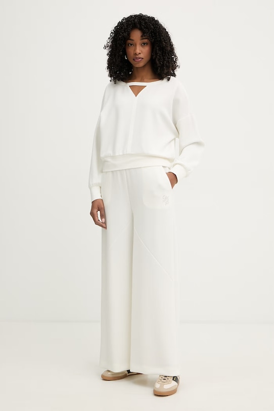 Liu Jo bluza damska z modalem TA6077.JS869 beżowy SS26