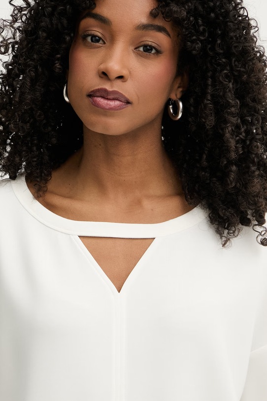 Liu Jo bluza damska z modalem beżowy TA6077.JS869