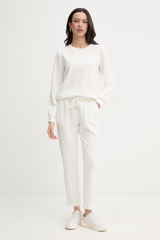 Liu Jo bluza damska z modalem TA6078.JS869 beżowy SS26