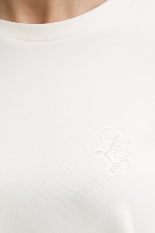 Liu Jo bluza damska z modalem TA6078.JS869 beżowy