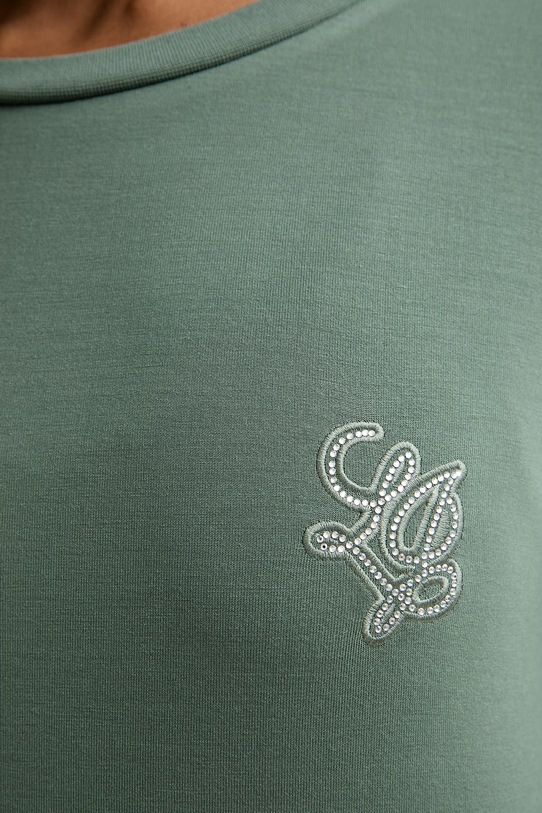 Liu Jo dukserica za žene s modalom TA6078.JS869 zelena