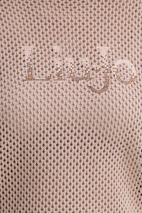 Liu Jo sweter damski bawełniany TA6111.MS71G beżowy