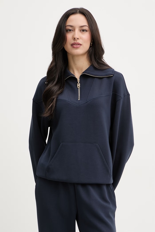 Liu Jo dres damski z modalem TA6223.JS869 granatowy SS26